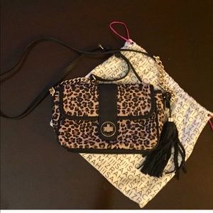 isaac mizrahi leapard purse